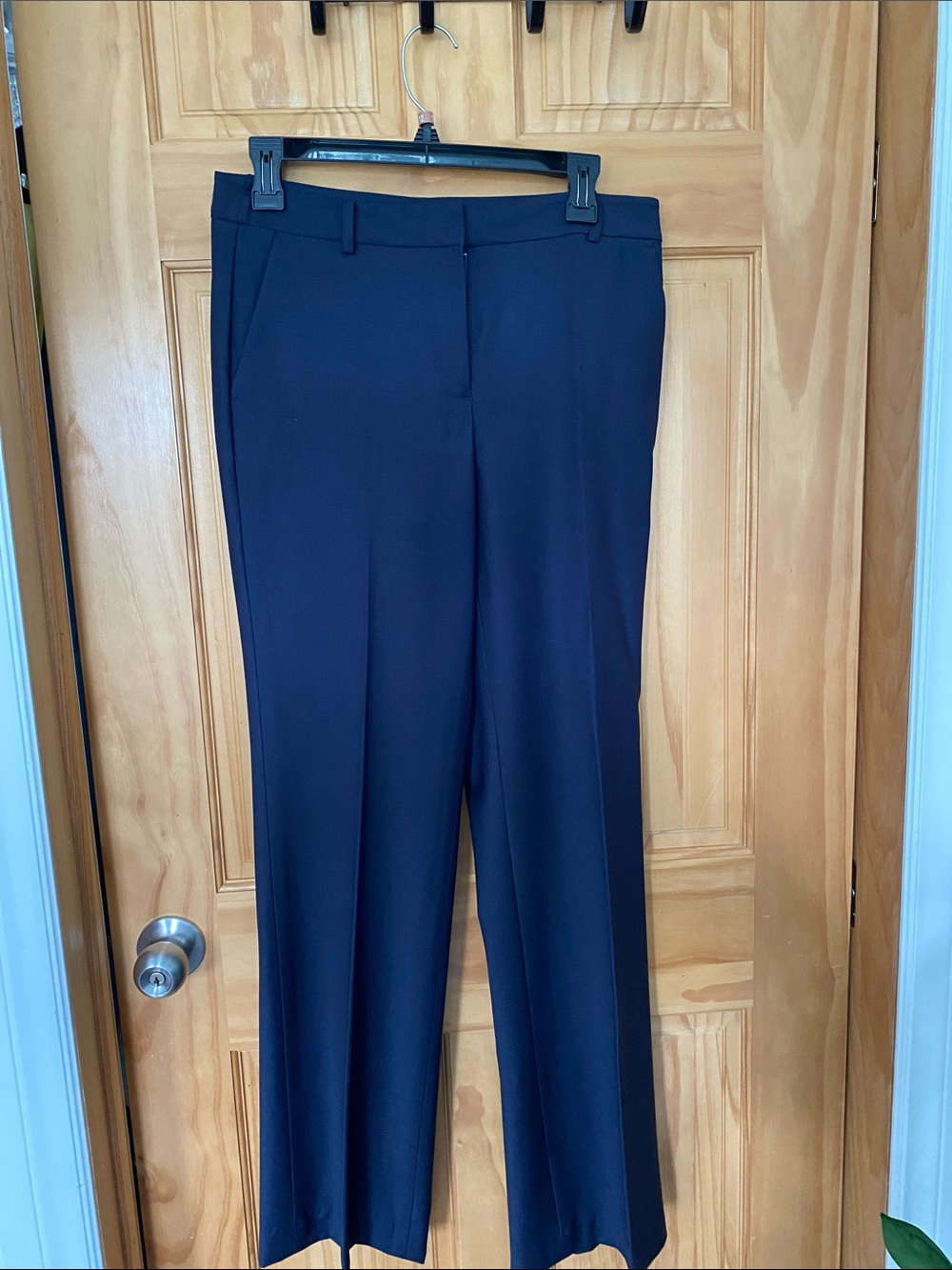 Brooks Brothers Women's Navy Straight Dress Trousers